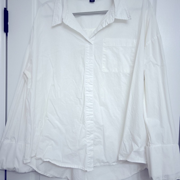 BOOHOO COTTON EXTREME WIDE CUFF SHIRT Size 12 - Picture 8 of 8